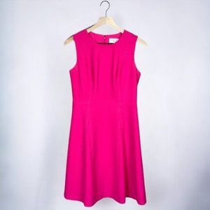 Eliza J | Women’s Bright Pink Sleeveless Fit & Flare Dress Size 4